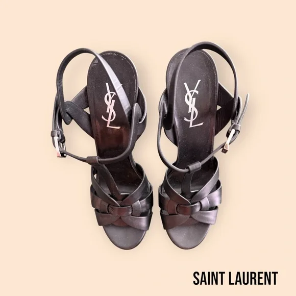 Alaia Khaite Studded Leather Sandals - Picture 9 of 10